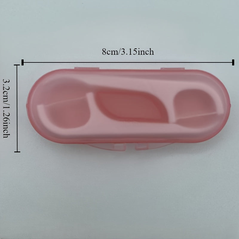 Portable Teeth Flosser Set with Disposable Picks for Travel Camping