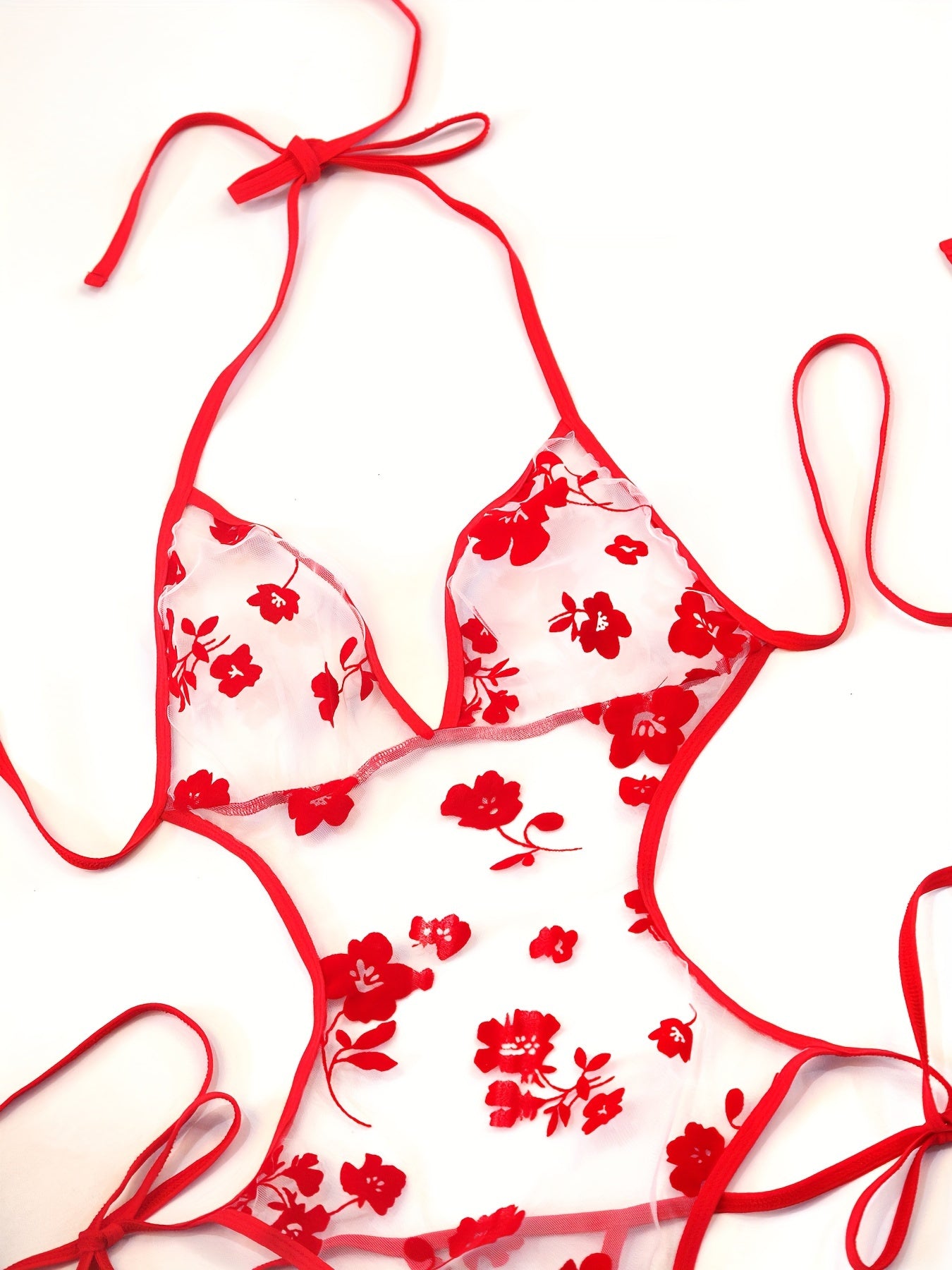 Ayollar uchun sexy shaffof tanaga mos kiyim