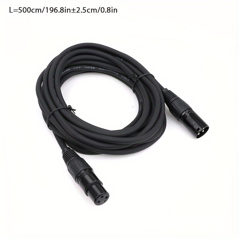 XLR Microphone Cable Male to Female 3-Pin Balanced Audio for KTV Radio Station
