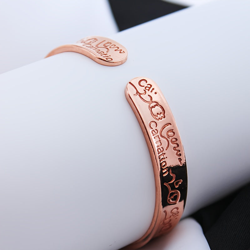 Purple Bronze Women's Bracelet for Everyday Wear or Gifts