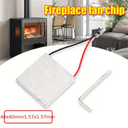 Fireplace Fan Motor Generator Chip Metal Thermoelectric Heat Generator Universal Fit
