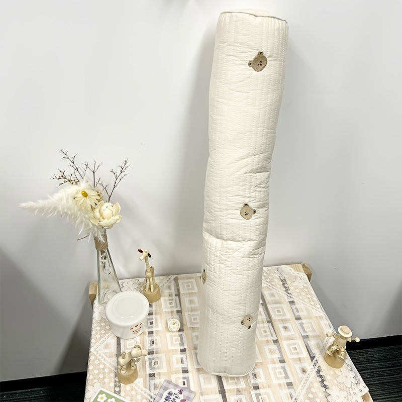 Embroidered Quilted Kissing Pillow Bedside Safety Charm Decorative Pillow for Christmas or Halloween