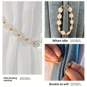 Set of 2 Magnetic Curtain Tiebacks for Bedroom and Living Room Decor