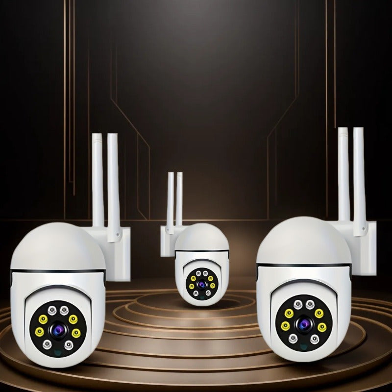 Bir ichki proyektorli simsiz xavfsizlik kamerasi, 1080p HD rezolyutsiyaga ega. Wi-Fi ga oson ulanish va USB orqali quvvatlanadi. 240p rezolyutsiyasini taklif etadi, oddiy Plug & Play o'rnatilishi, batareyalar kerak emas. Biznes va uy kuzatuvi uchun ideal.