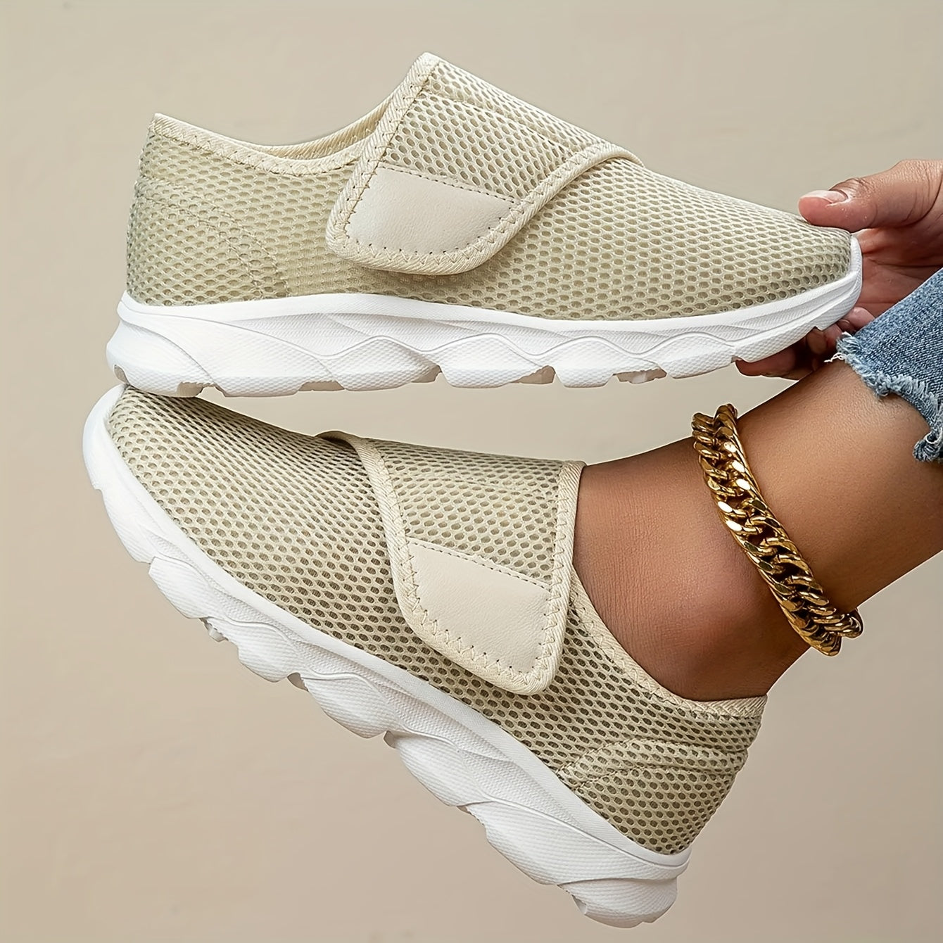 Unisex Orthopedic Casual Sneakers Wide Swollen Feet Breathable Soft PU Low-Top