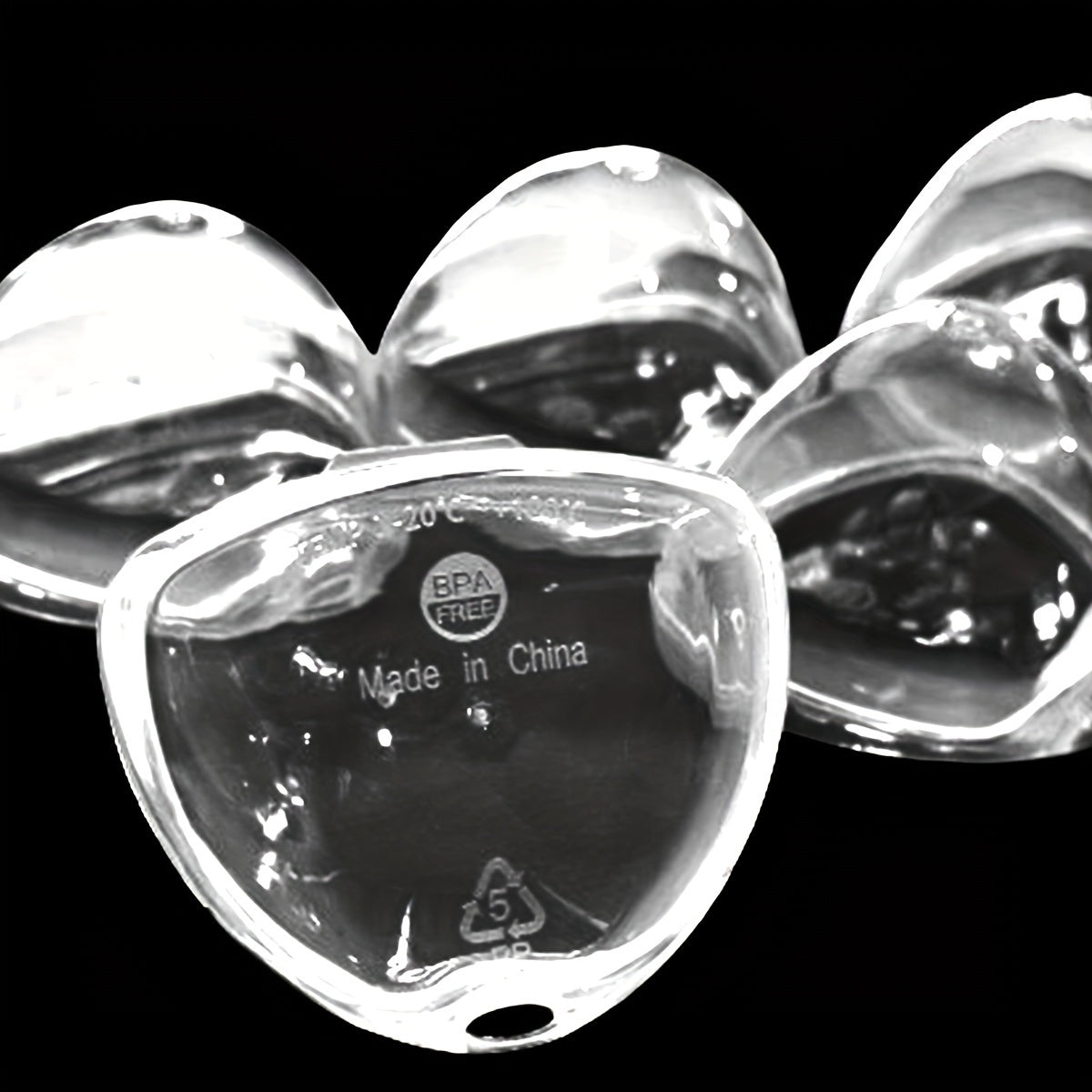 Contenedor de almacenamiento para chupete claro, no tóxico, portátil, para bebés