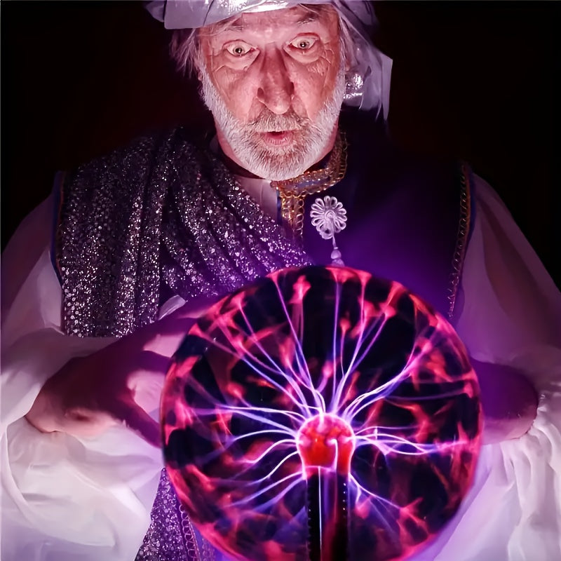 5-Inch Interactive Plasma Ball Light Touch Sound Activated USB LED Lamp for Decor and Gifts