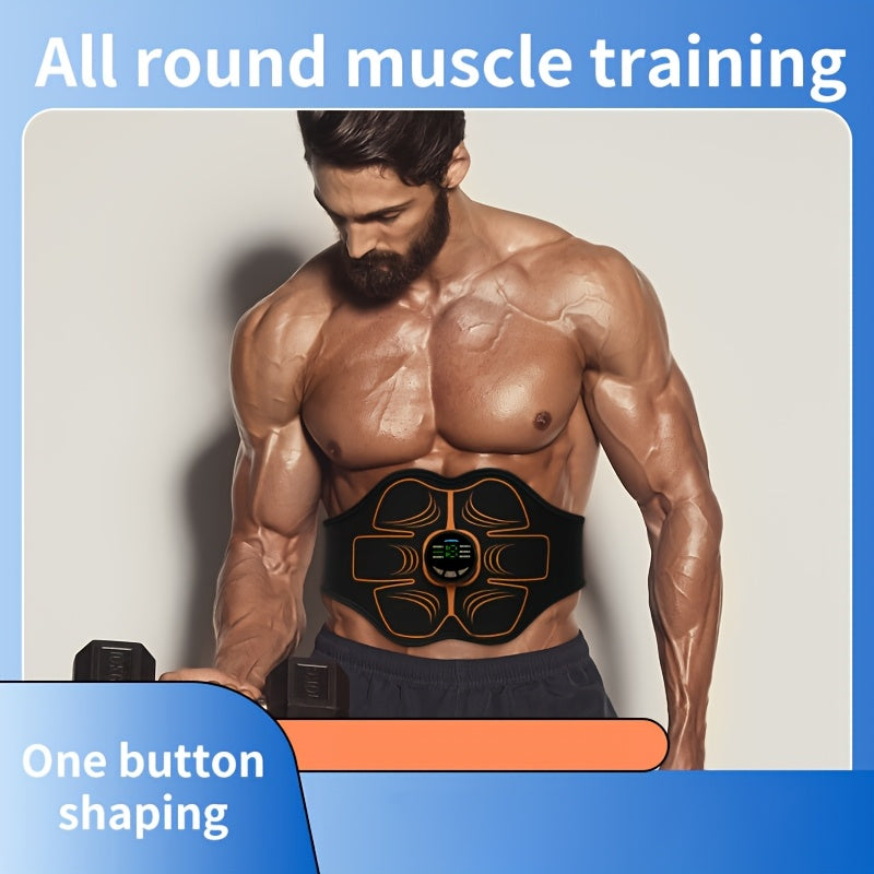 USB orqali zaryadlanadigan batareyaga ega EMS mushaklarni mashq qilish belbog'i, 6 rejim, 18 intensivlik, bel va qorin mushaklari uchun moslashuvchan uy sport uskunasi. Ajoyib 14-fevral sovg'asi.