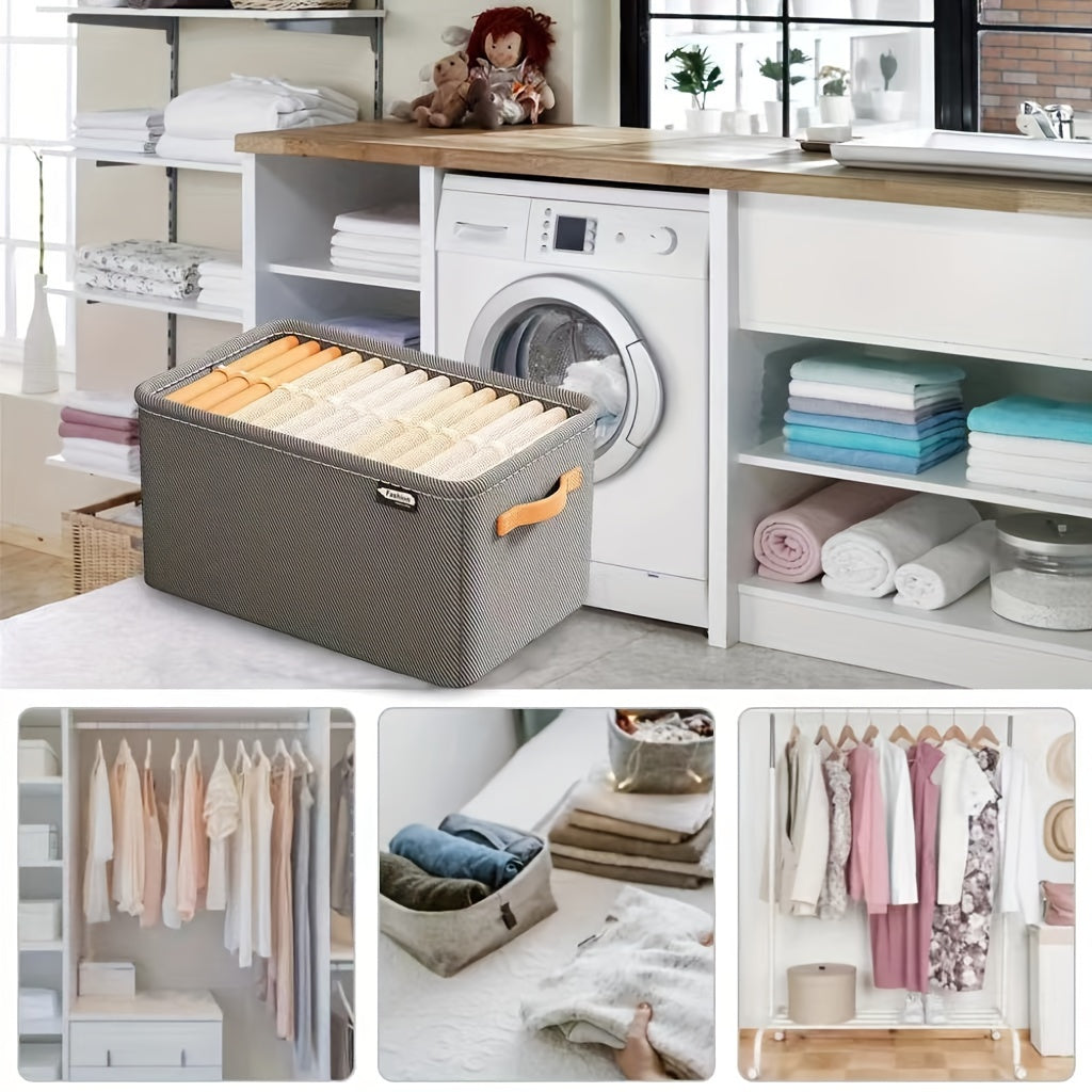 Organizador de ropa de tela para pantalones, ropa interior, camisetas y suéteres