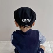 Kids Unisex Sun Protection Beret Hat for Toddlers 1-3 Years Polyester Adjustable