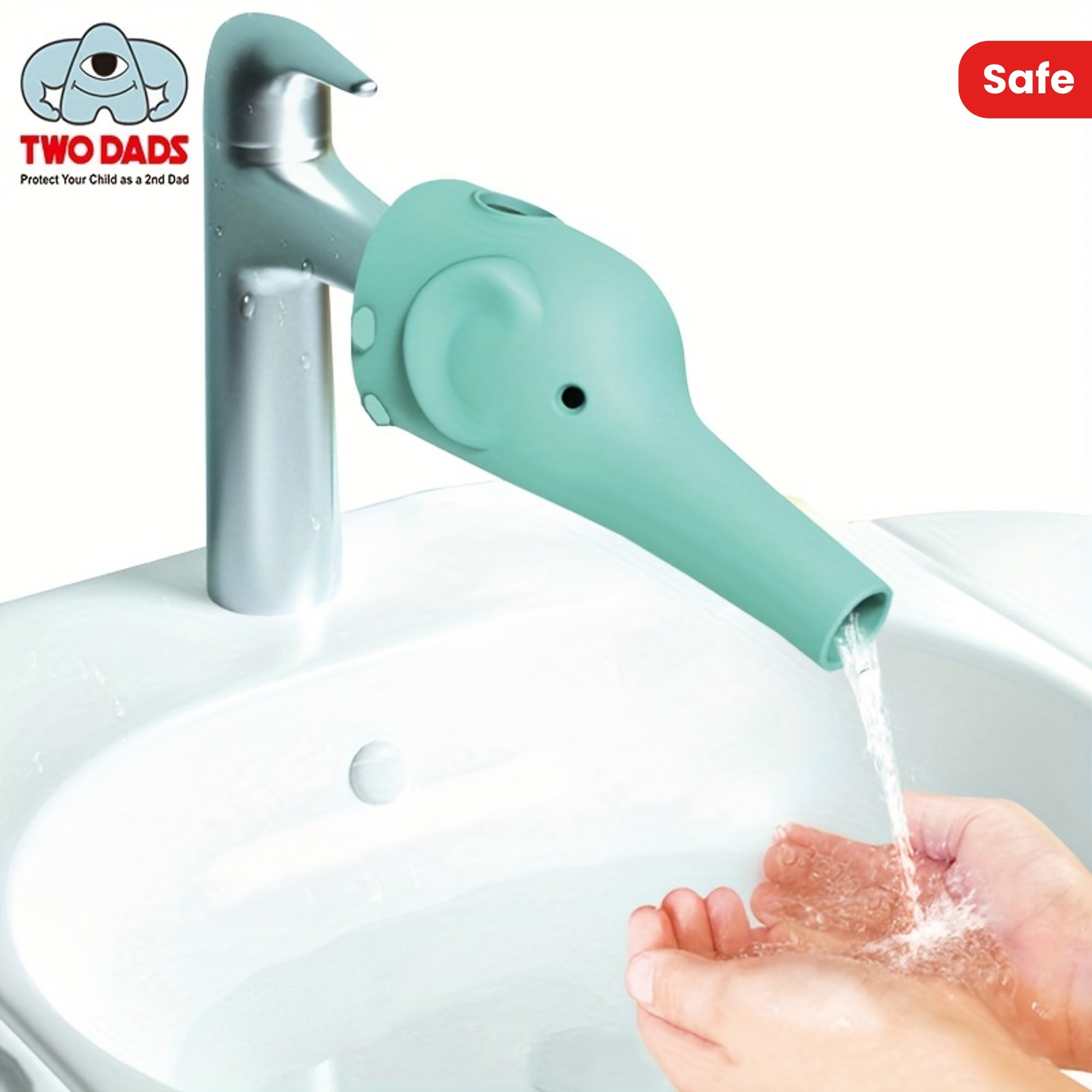 Kids Faucet Extender BPA Free Plastic Toddler Bathroom Sink Handle Extender for Kitchen and Bath