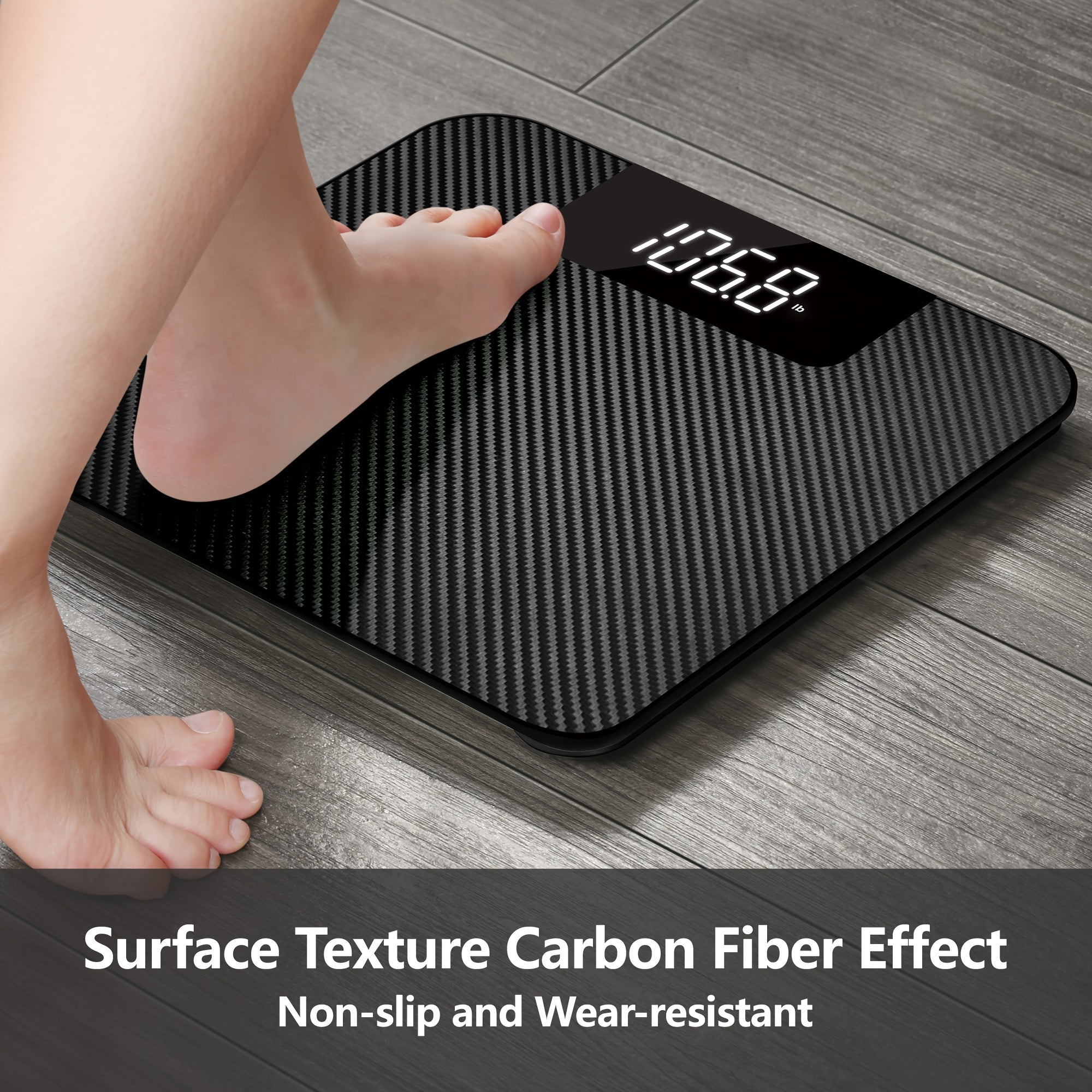 Stylish body fat scale for home and fitness use accurate weight measurement