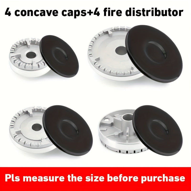 4 dona konveks bo'lmagan yong'inni o'chirish qoplami va yong'in bo'linmasi to'plami gaz plitkalari va pechlar uchun