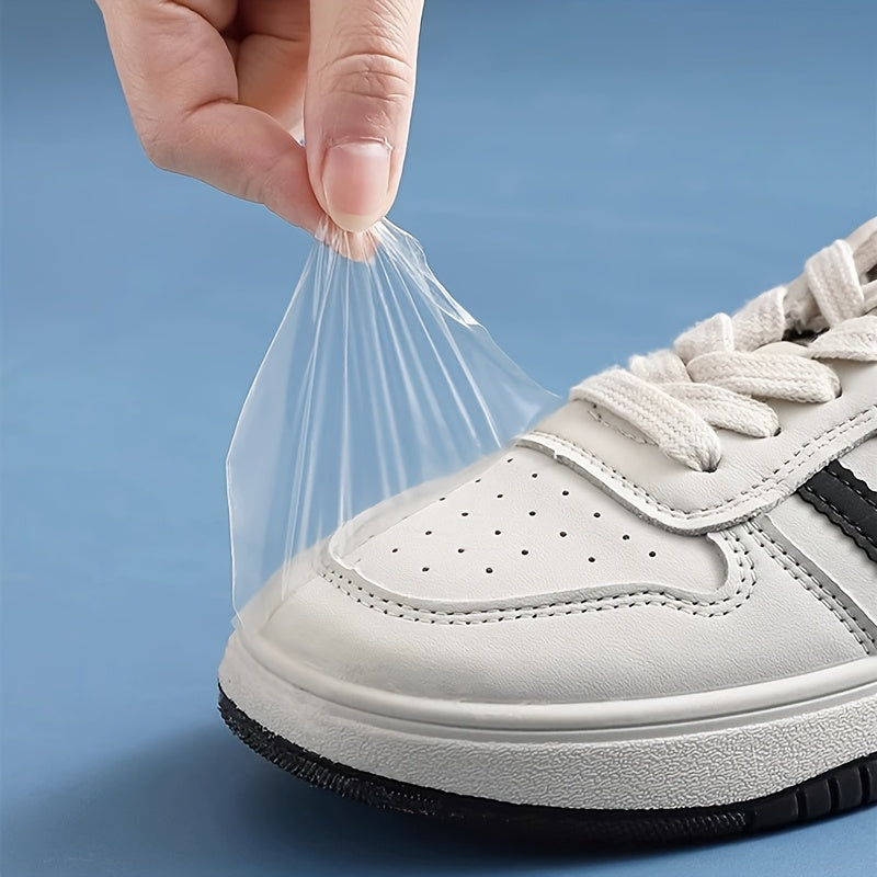 Unisex Transparent Waterproof Shoe Stickers, Anti-Dirt Toe Protectors, 30pcs