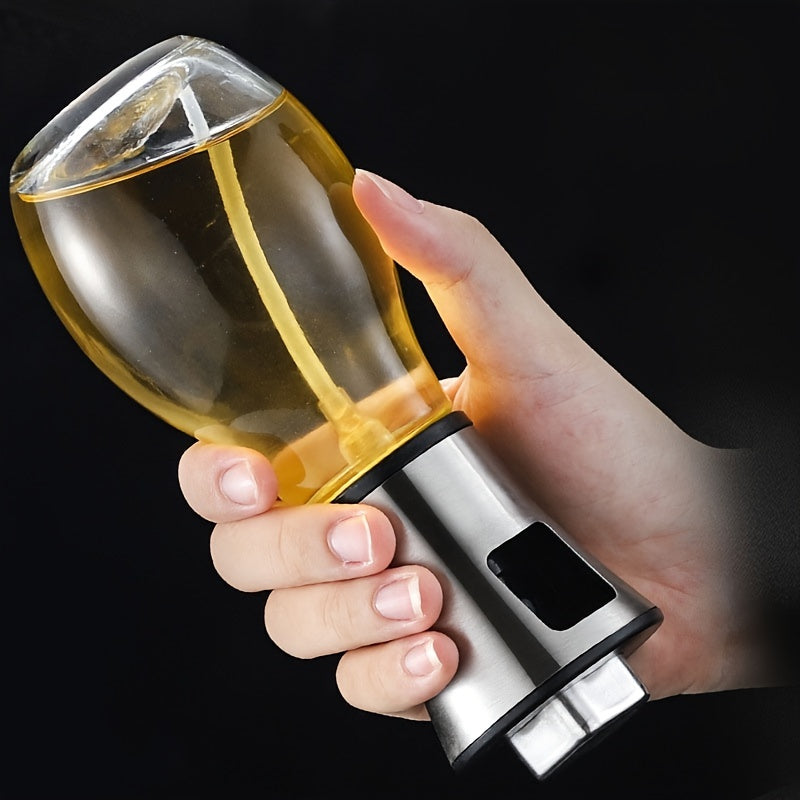 Stainless Steel Oil Sprayer Bottle 200ml Cooking Spray for Kitchen Air Fryer