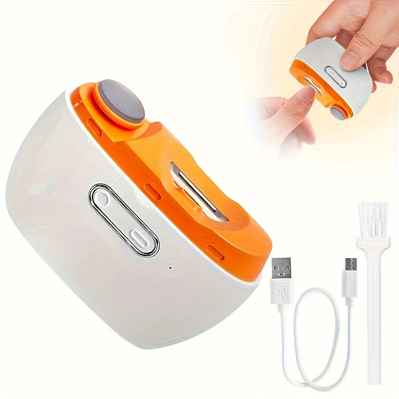Electric Nail Trimmer for Nail Art Filing Polishing Shaping USB Rechargeable 500mAh