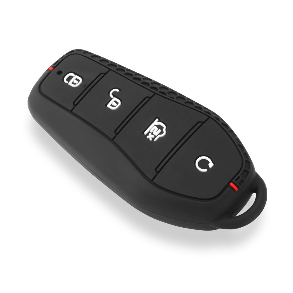 Silicone Key Fob Cover for EV Remote 4-Button Protective Case for Auto