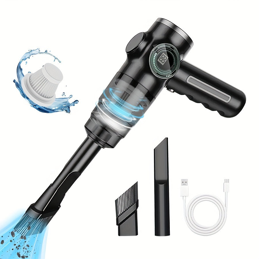 Mini Handheld Vacuum Cleaner 3-in-1 USB Rechargeable Car Office Home