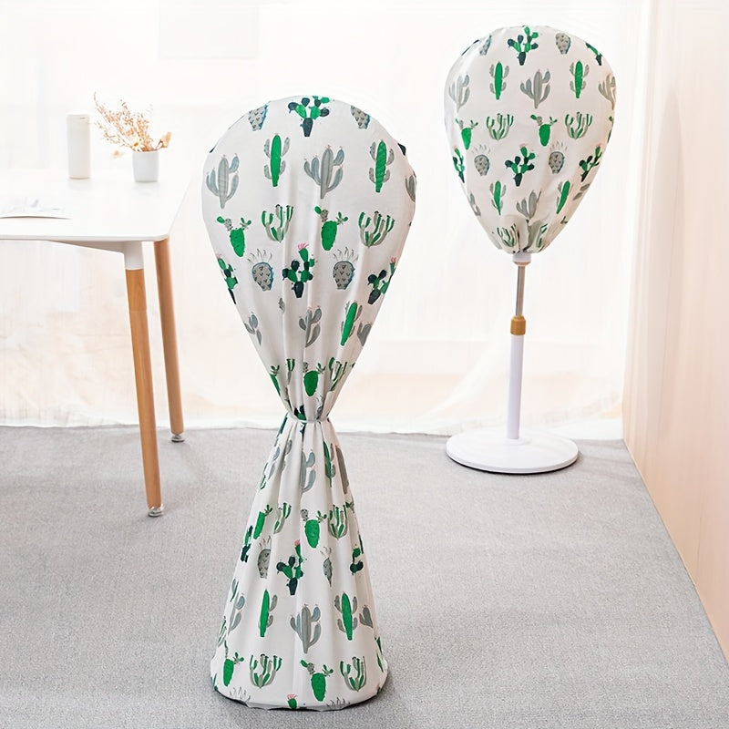 Contemporary Fabric Fan Dust Cover Round Dustproof Case for Standing Fan