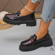 Women's Colorful Loafers Synthetic Heel Slip-On All-Season Comfort