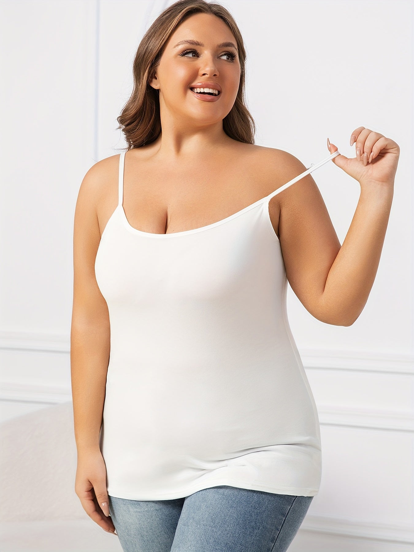 Women’s Adjustable Strapless Tank Tops Pack of 3 Black White Navy