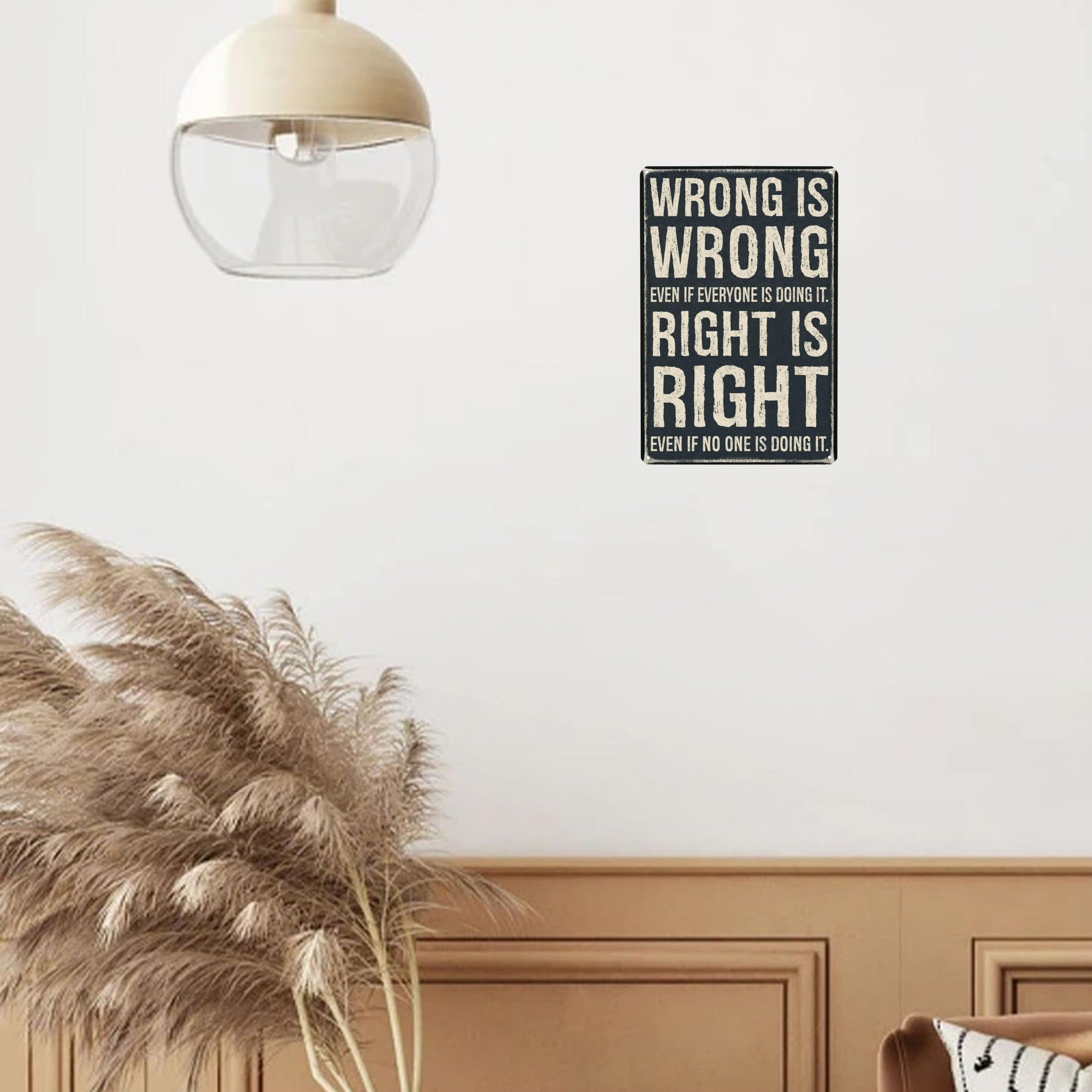 Funny Metal Tin Sign Quote Novelty Home Decor 11.81x7.87 Inches