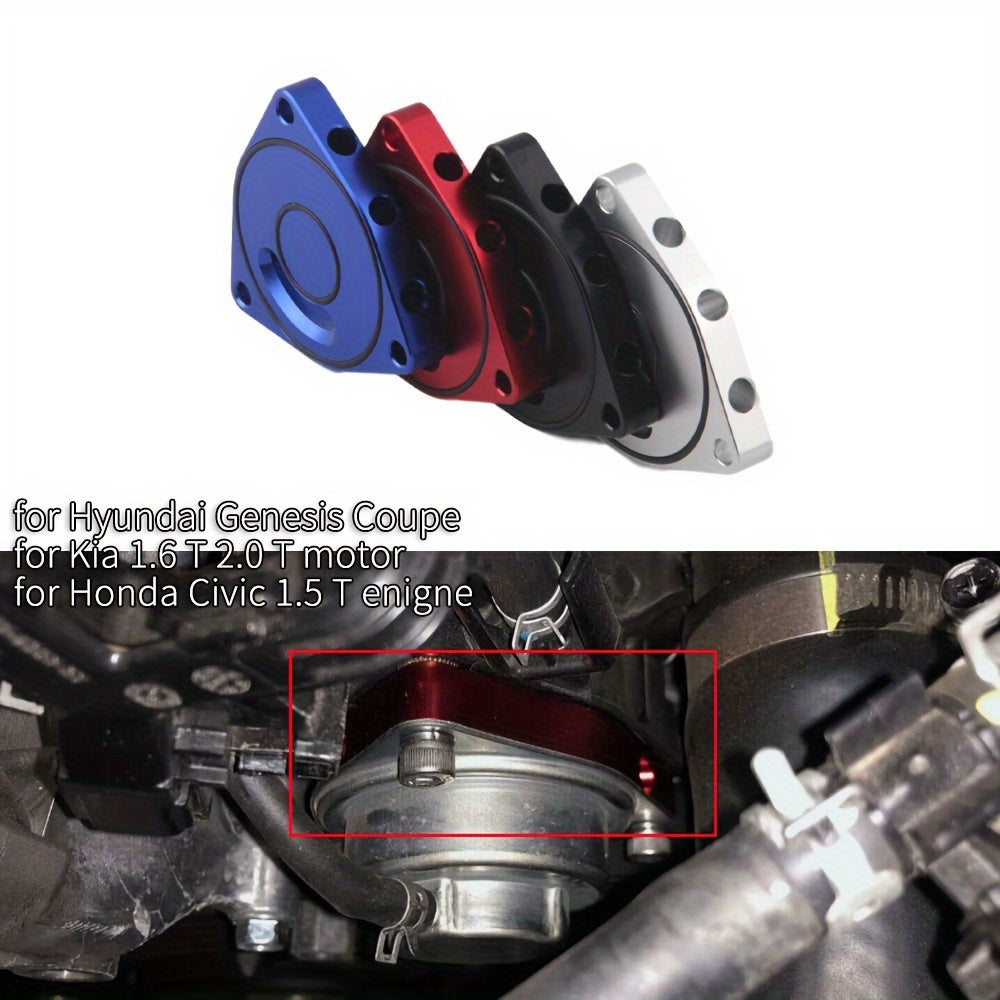 Aluminum Alloy Blow Off Valve Spacer for Car Turbo Engines in Red Blue Black Silver