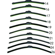 Universal Windshield Wiper Blades 22 Inch U-Shaped Clip Replacement