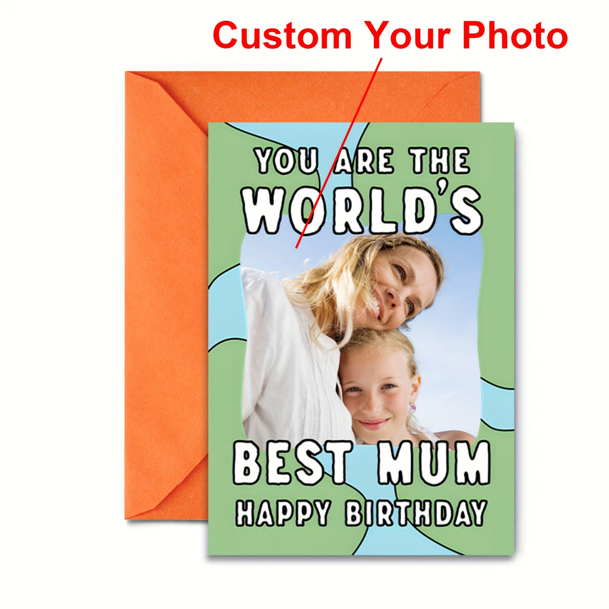 Handmade Mother's Day Card for Mom Personalized Birthday Celebration Greeting Card