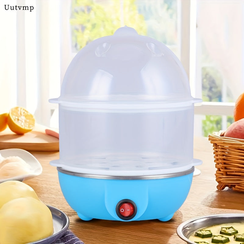 2-in-1 Egg Boiler and Steamer with Auto Power Off