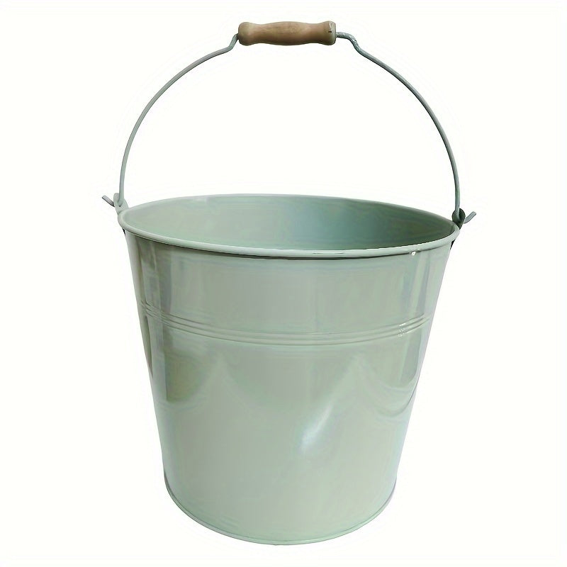 Heavy Duty Stainless Steel Bucket 25.4cm Galvanized Gold for Parties Weddings
