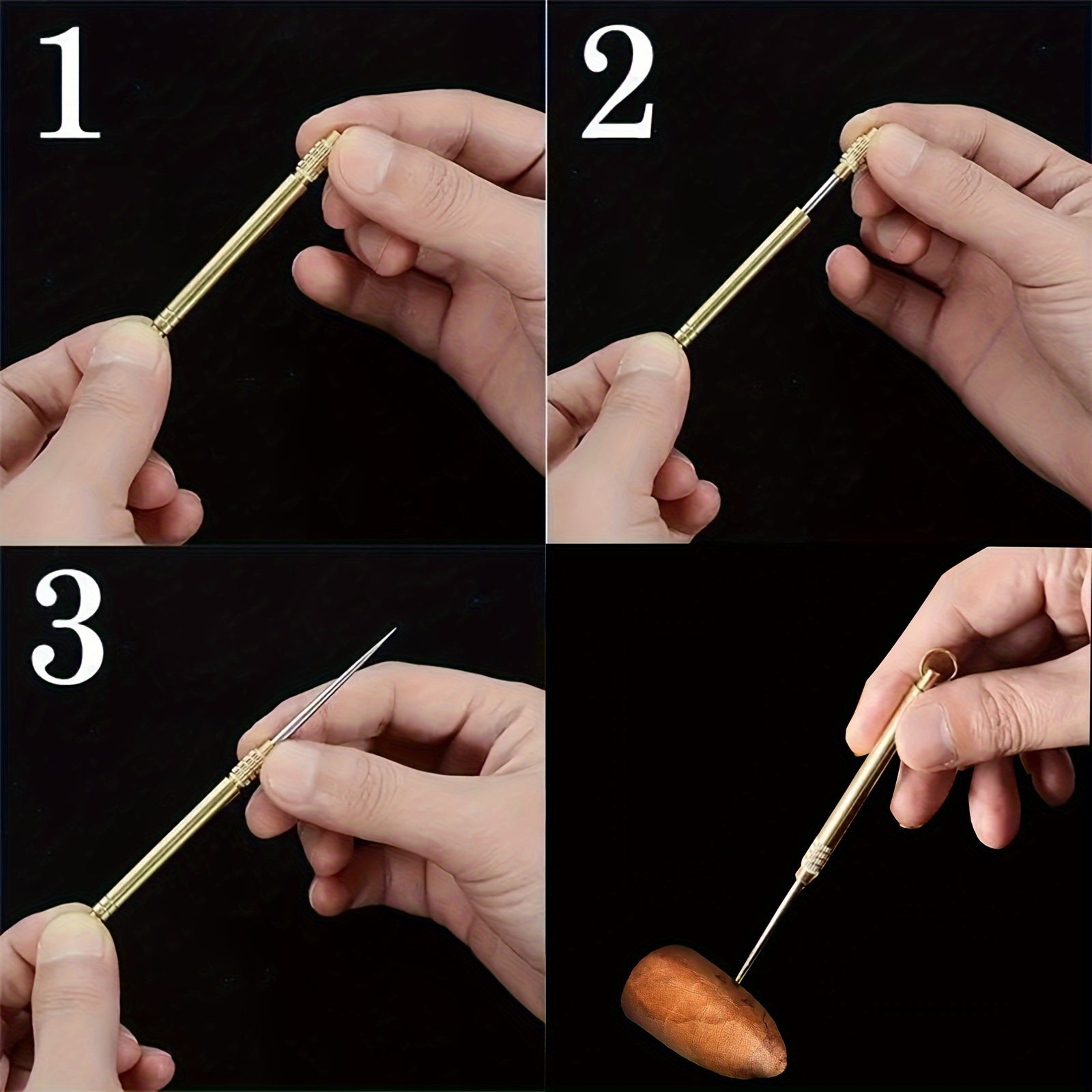 Stainless Steel Cigar Enhancer Tool for Enthusiasts Durable Finish