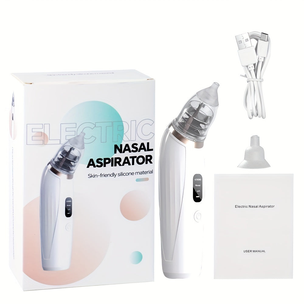 Portativ dizaynga ega, uch tezlikda sozlanadigan, jim ishlaydigan, orqaga oqimni simulyatsiya qiluvchi xususiyatga ega elektr burun aspiratori va 2 xil silikon boshlar bilan birga.