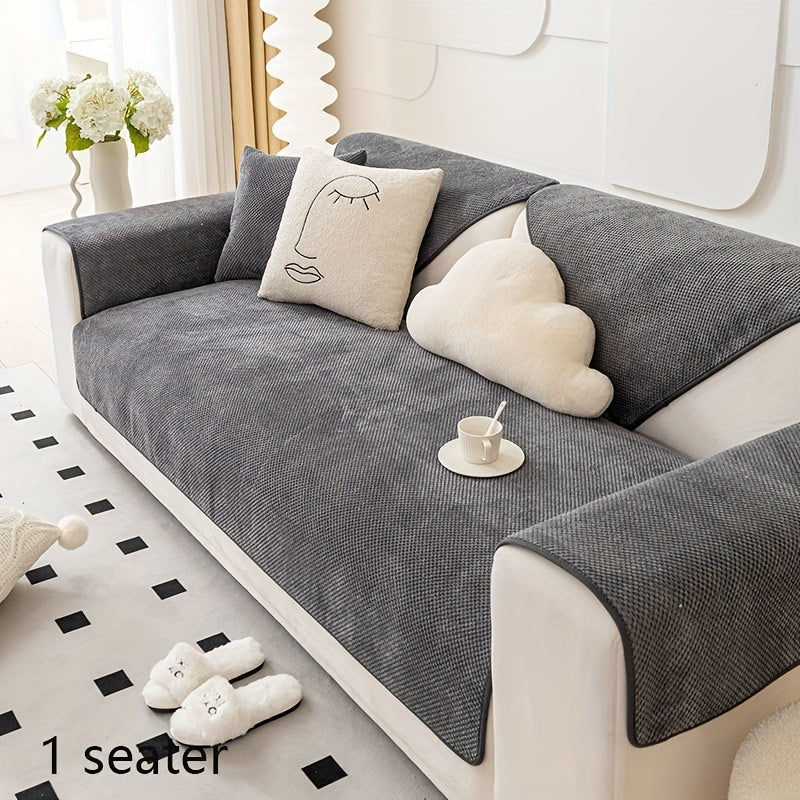 Нескользящая накидка на диван для домашних животных и декора, водонепроницаемая, легкая установка