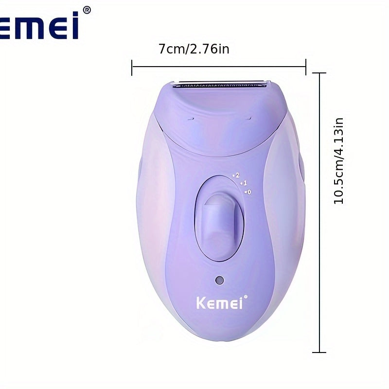 Six-Piece Rechargeable Hair Removal Kit with Shaver Facial & Bikini Trimmer