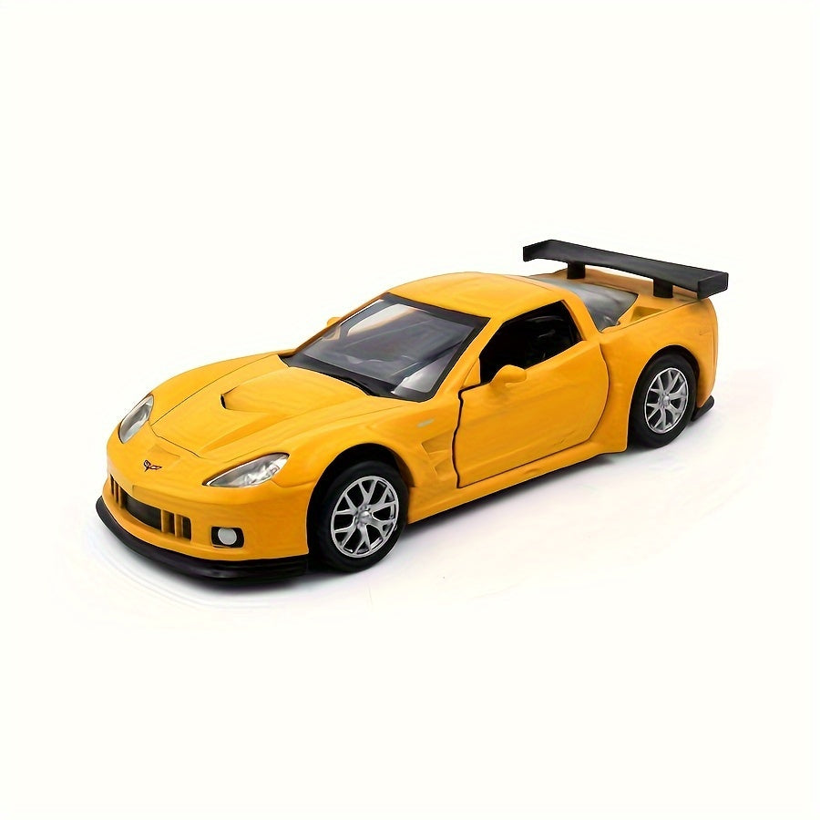 Kids 1:36 Scale Vintage Zinc Alloy Car Model Open Doors Pull-Back Action