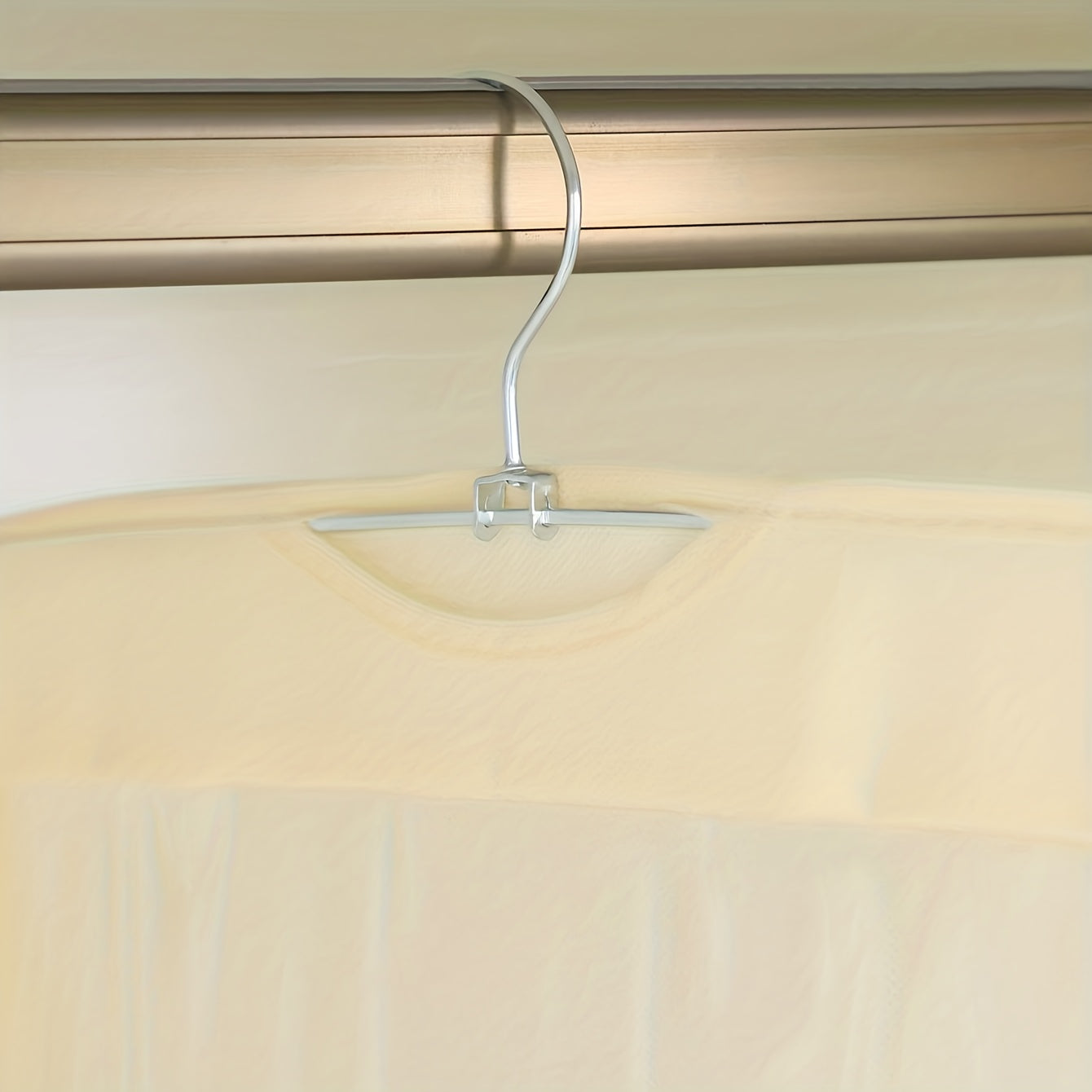 Многоуровневый пылезащитный мешок для хранения одежды на вешалке, из нетканого материала, бежевый