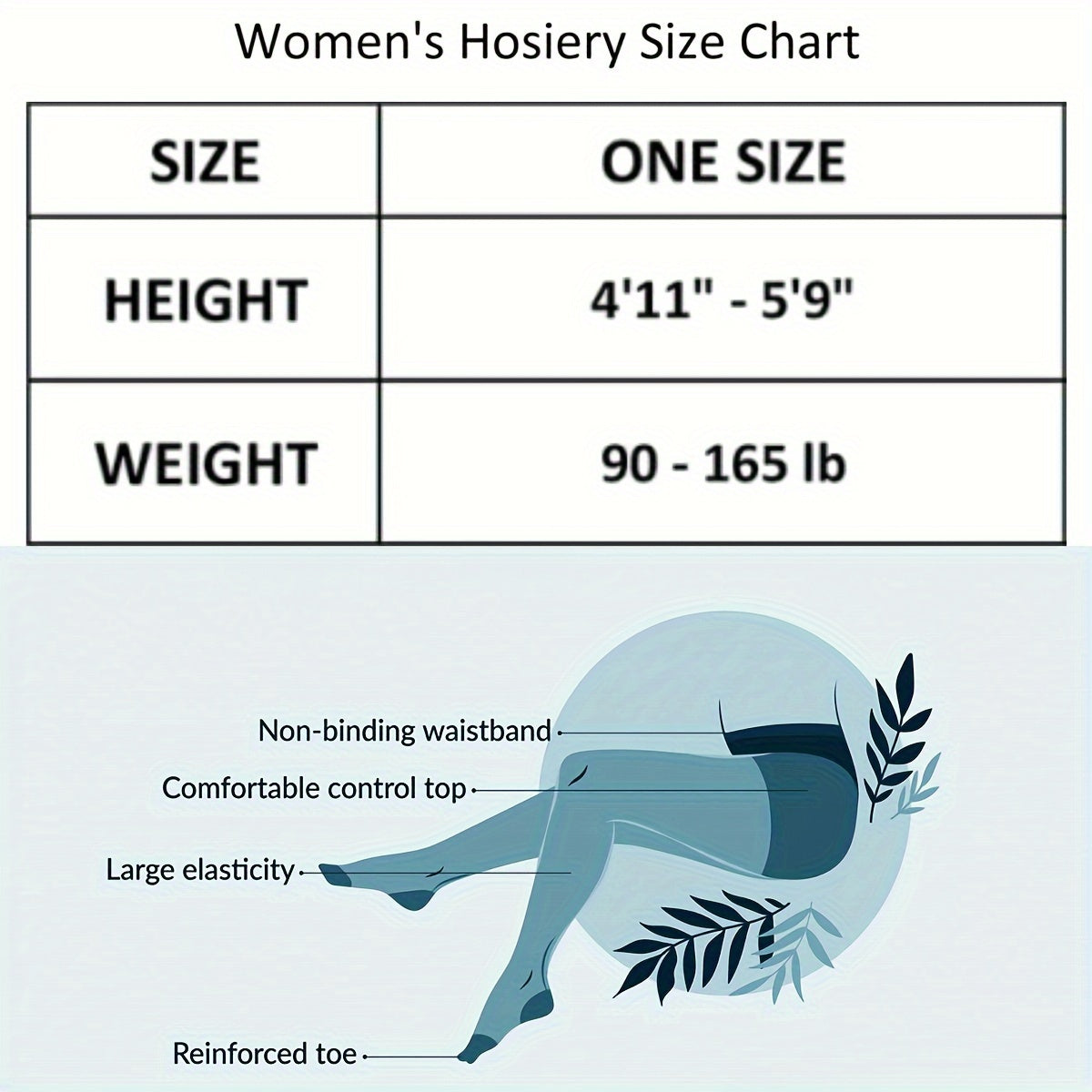 Women Fishnet Stockings 5 Pairs High Waist Garter Hollow Open Underwear