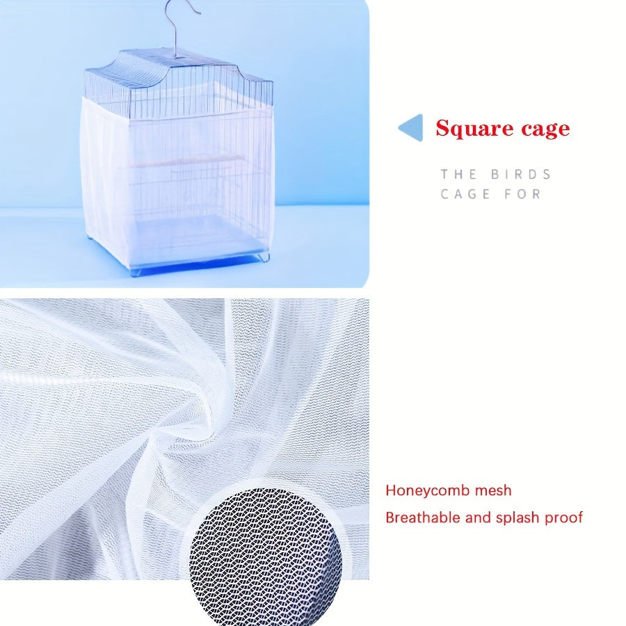 Nylon Mesh Bird Cage Netting for Parrots and Small Birds Durable Polyester Material