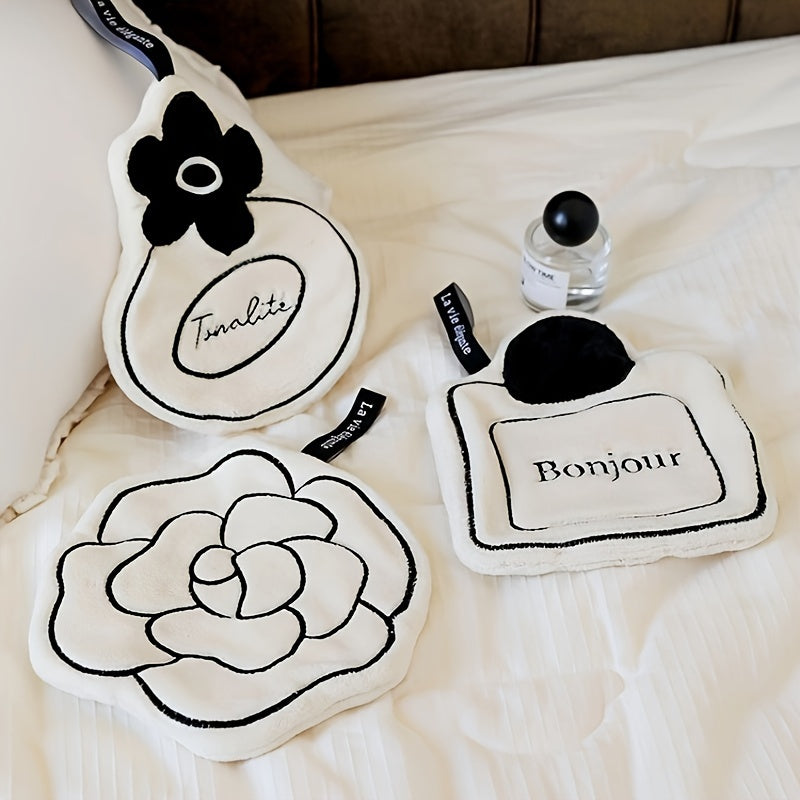 3 Taomlar uchun Luks Kameliya Osma Qo'l Sochiqlari - Yumshoq, Singdiruvchi va Tozalash Oson