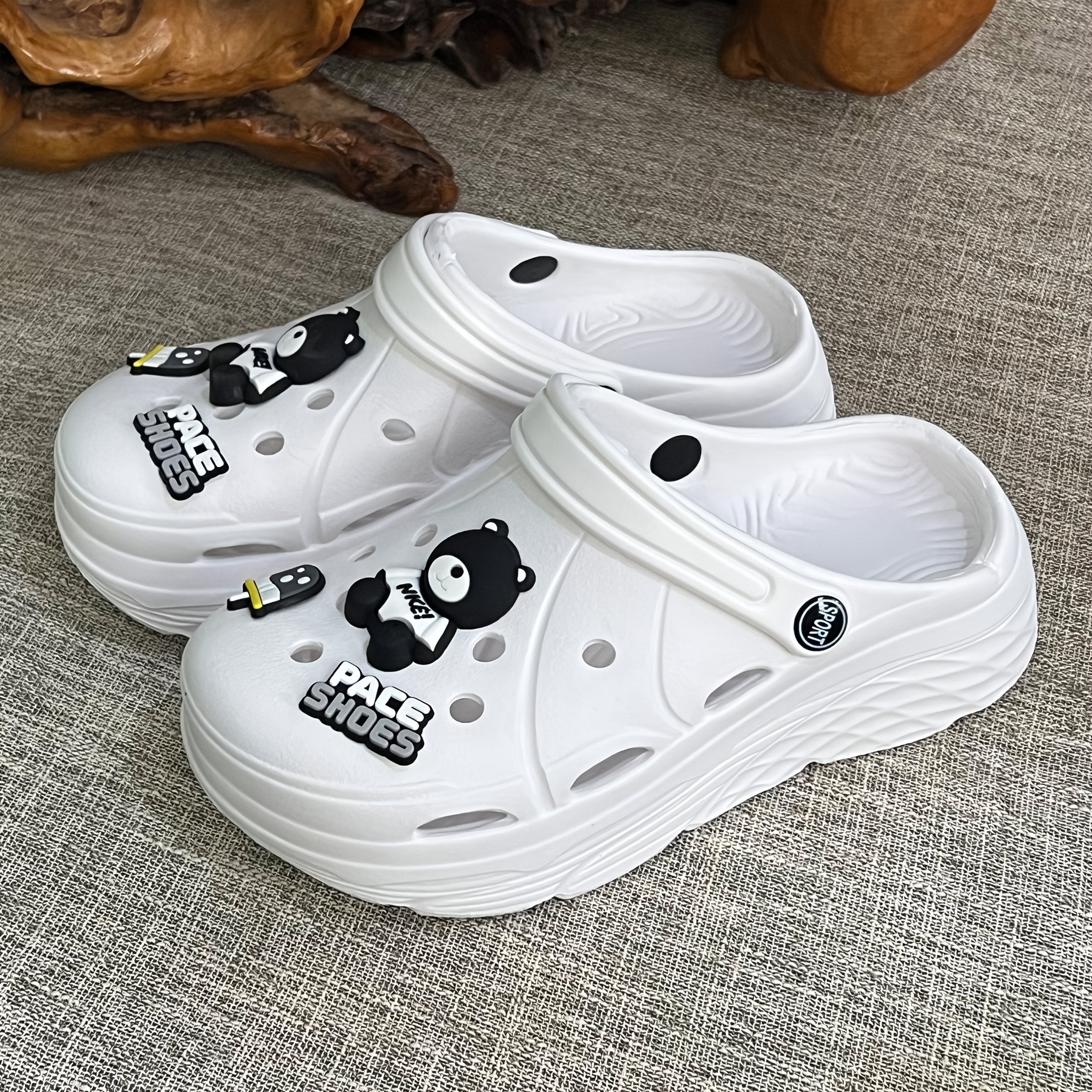 Women's Non-Slip EVA Platform Clogs Slip-On Indoor Outdoor House Shoes