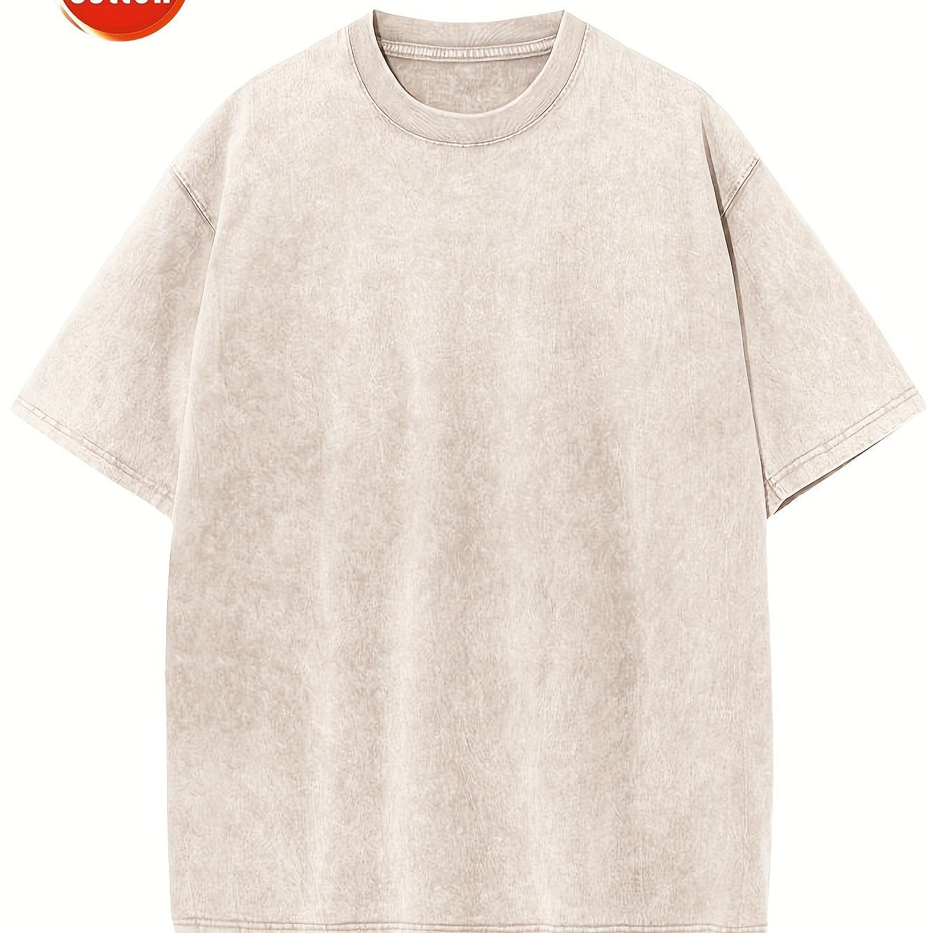 Yozgi ochiq havoda kiyish uchun vintage uslubidagi erkaklar paxta futbolkasi.