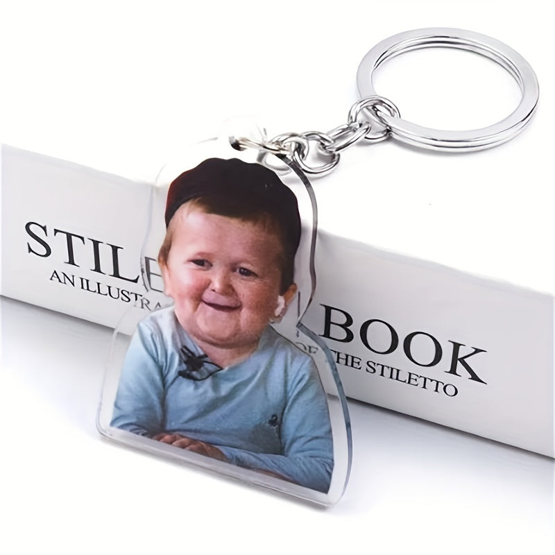 Meme Acrylic Keychain Mini Khabib Hasby Figure Bag Pendant Gift Set