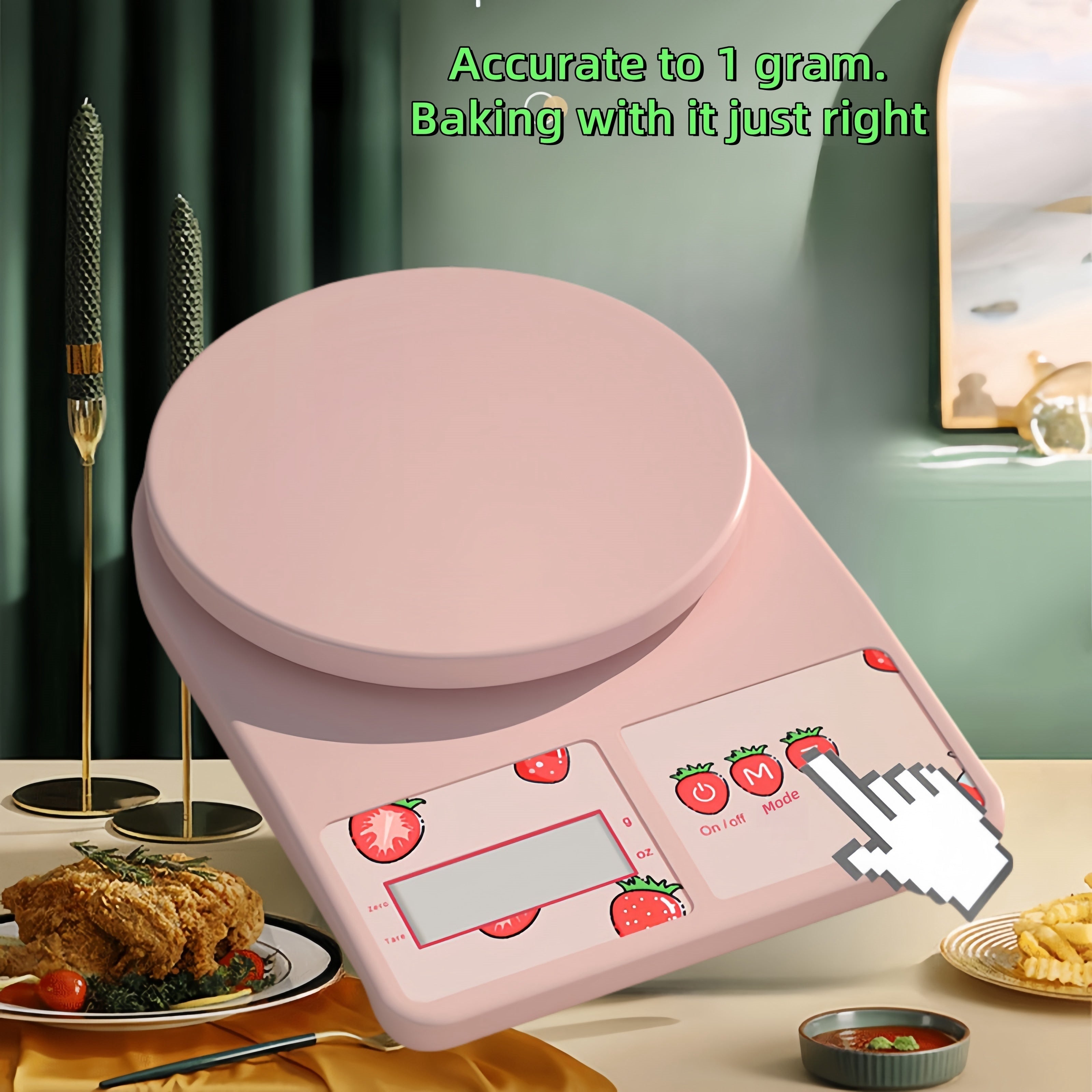 Digital Kitchen Scale 9.98KG with LCD Display for Baking and Cooking