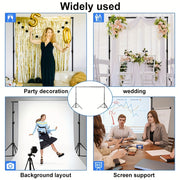 Adjustable Iron Backdrop Stand for Portrait and Green Screen Photography