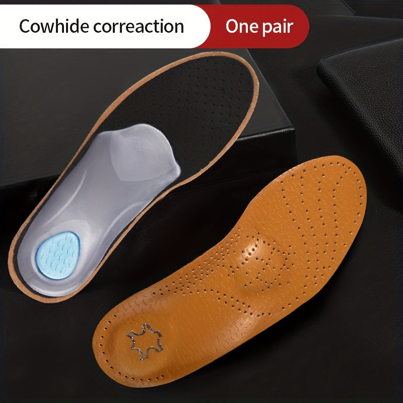Unisex Breathable EVA Faux Shoe Insoles Cushioned Shock Absorption