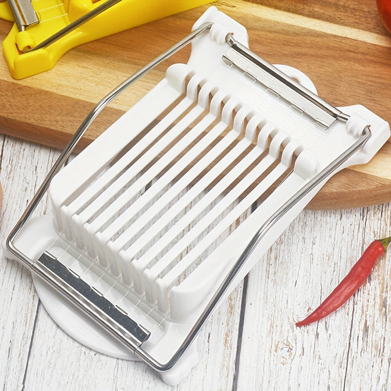 Cortador manual multifuncional de acero inoxidable para queso, frutas, huevos y jamón