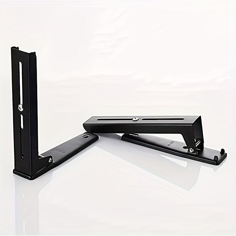 304 Stainless Steel Telescopic Microwave Stand Adjustable Foldable Wall Mount Kitchen Organizer