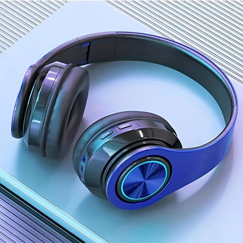 Wireless Headphones with Headband Support and Card Slot for Wired and Wireless Use