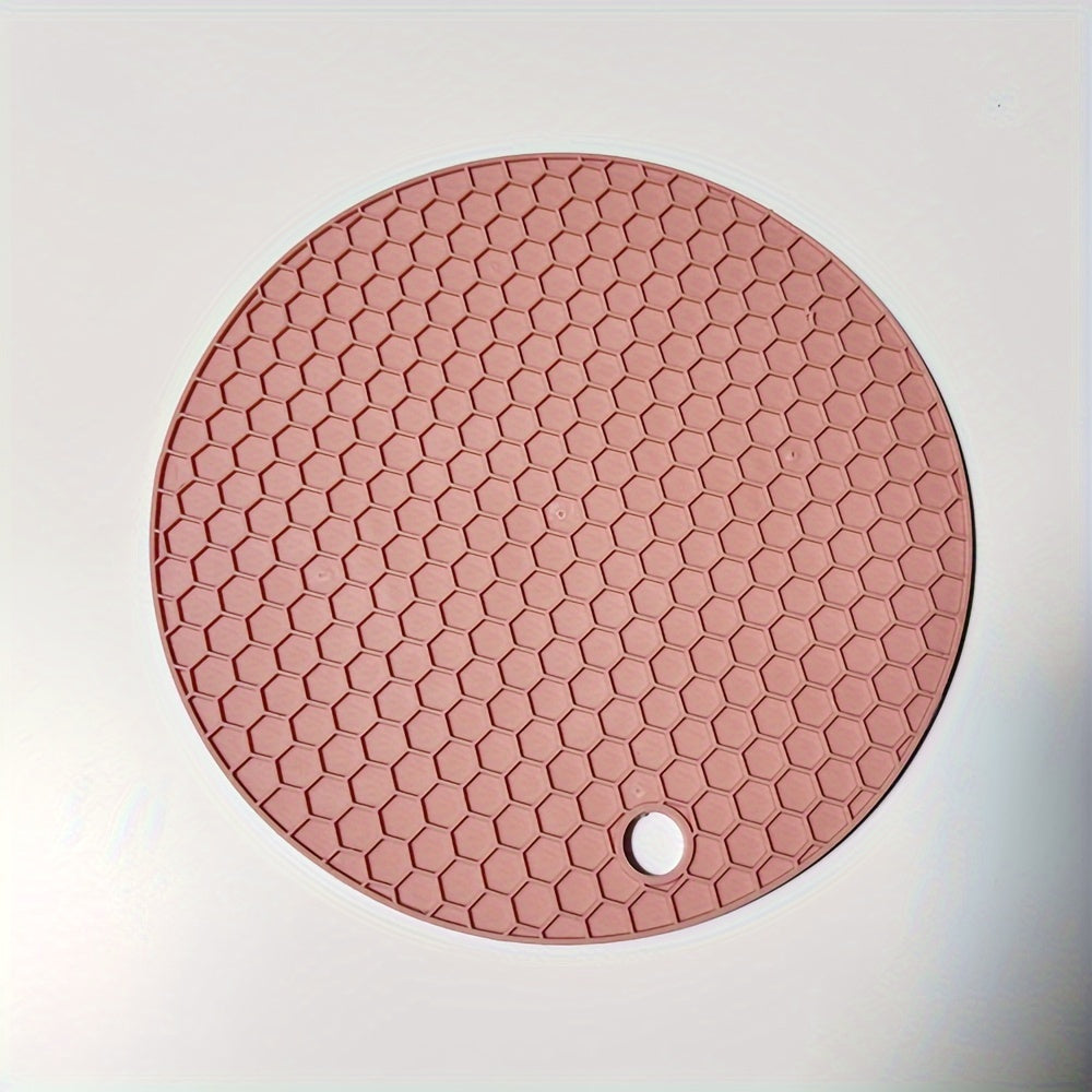 Juego de tapete y trípode de silicona para cocina con posaplatos resistentes al calor en 2 tamaños